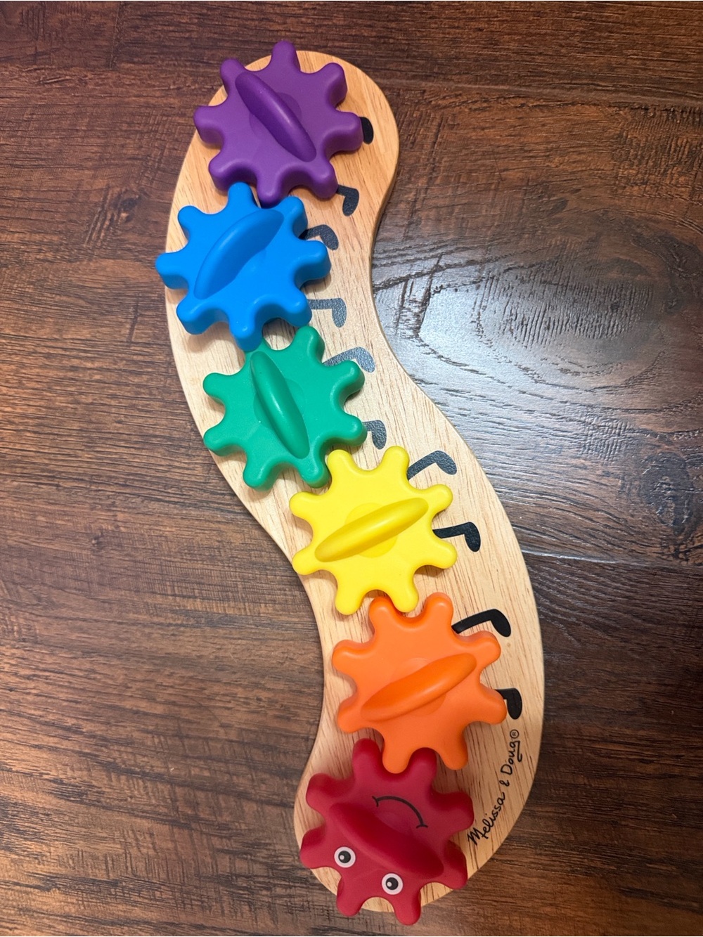 Melissa & Doug Rainbow Music and Stacking Toy Set - Colorful Kids Toys - Picture 2 of 4